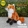 Realistic Red Fox High Fidelity Fox Plushie Vulpe Plush Toys Lifelike Animals Simulation Stuffed Doll Kawai Toy Gifts For Kids 1