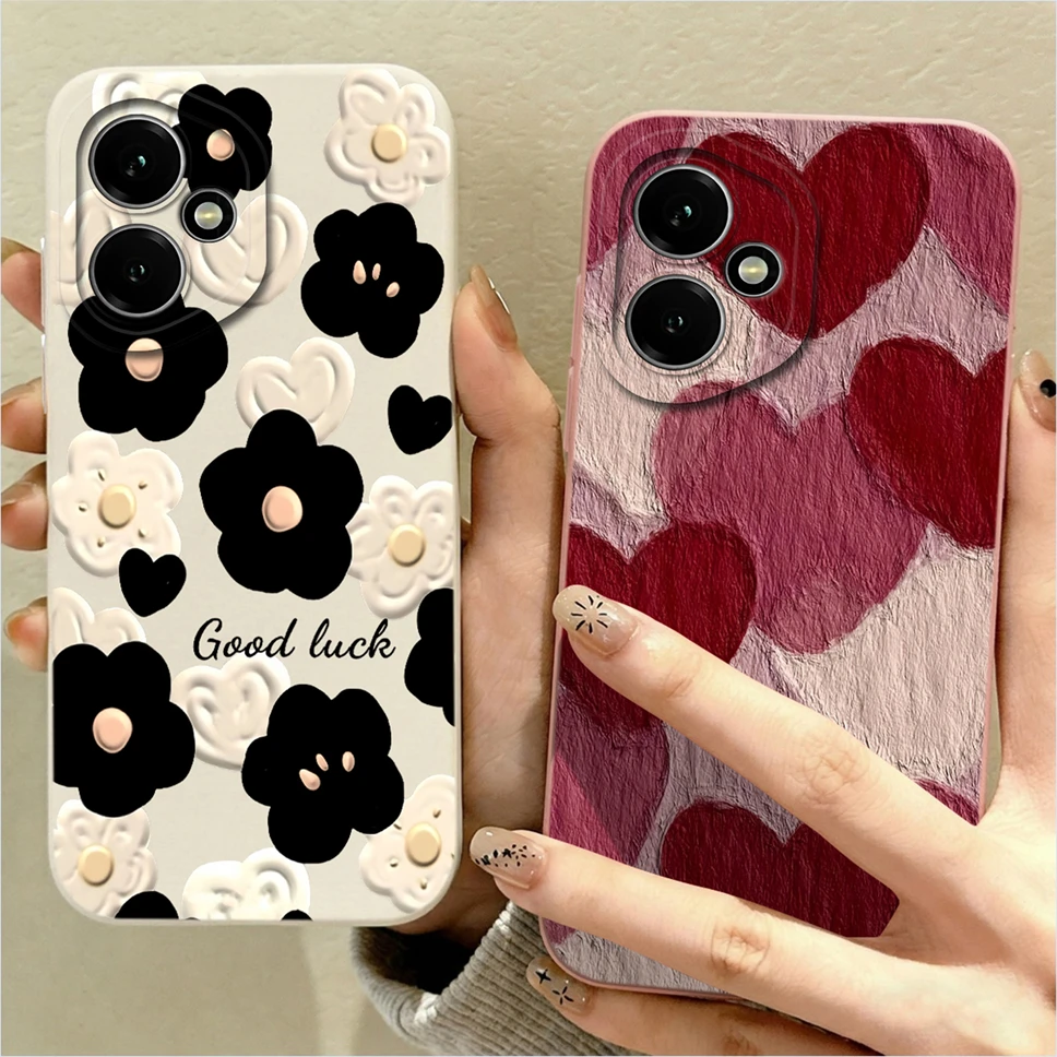 Fresh Watermelon Print Soft Liquid Silicone Anti-Slip Full Protection Phone Case