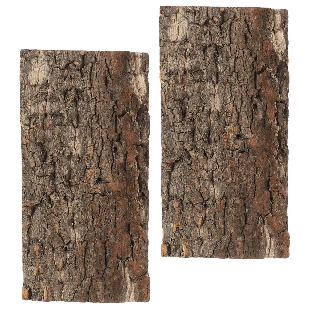 Natural Cork Bark Decor Set 1