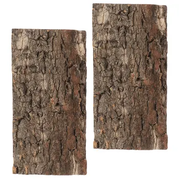 Natural Cork Bark Decor Set 1