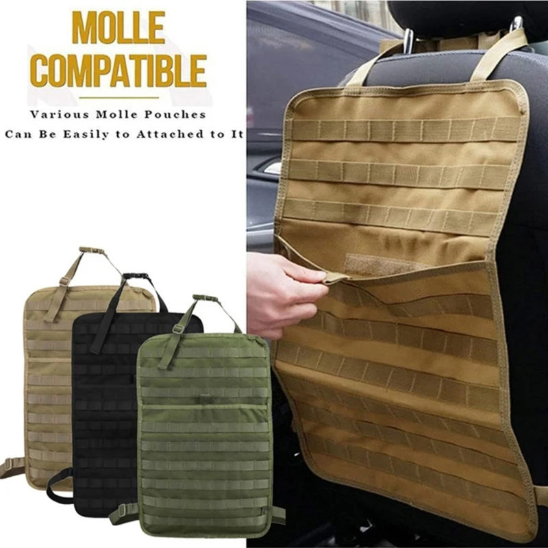 50JA Car Seat Back Organizer Seatback Cover Protector Seat Back Hanger Bag Vehicle Panel Seat Cover Protector