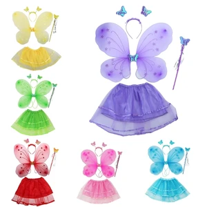 Детский костюм бабочки Fairy Wing Birthday Party Halloween Dress Up Costume