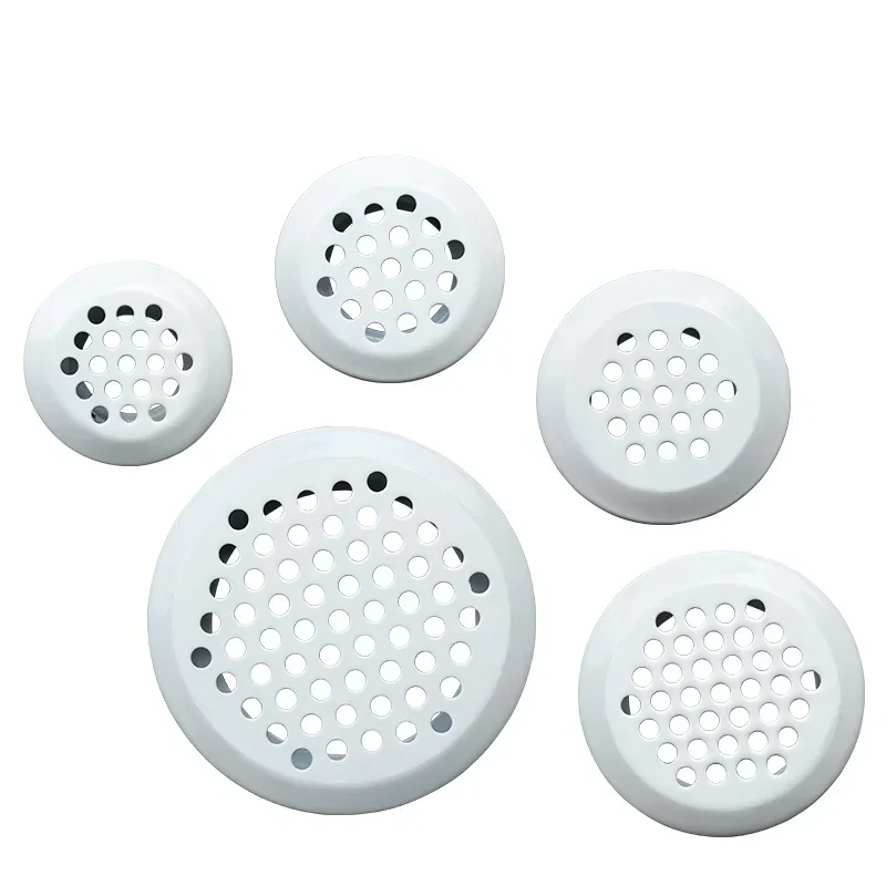 Stainless Steel Air Vent Cupboard Cabinet Decoration Respiradero Round Ventilation System 10pc/lot 30mm/35mm/40mm/ 43mm/65mm