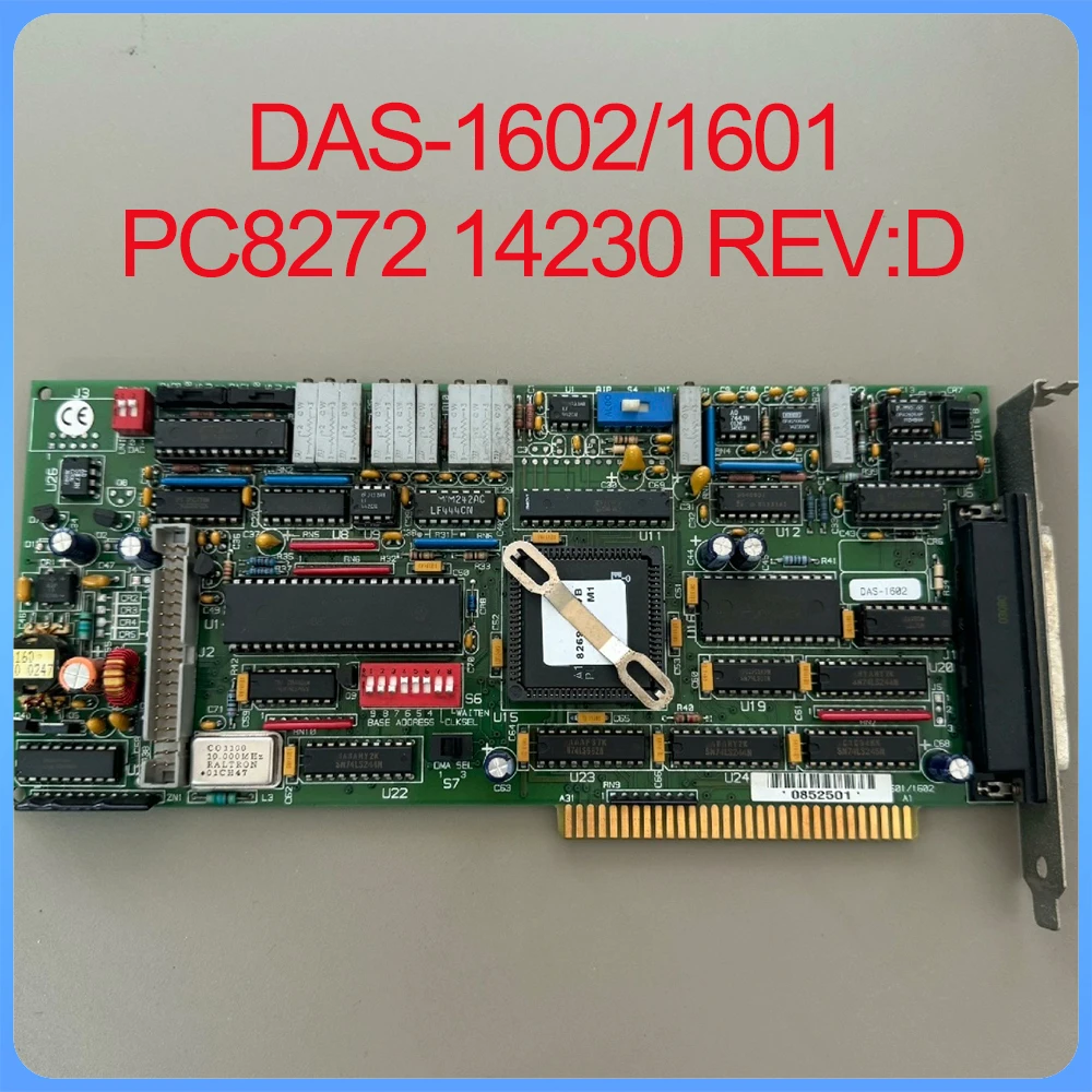 industrial control acquisition card DAS-1602/1601 PC8272 14230 REV:D 3 industrial control acquisition card DAS-1602/1601 PC8272 14230 REV:D