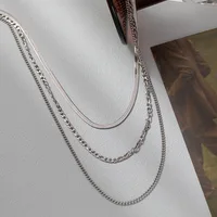 Muilti Chains 316L Rustproof Stainless Steel Gold Color Necklace For Women Punk Street Trend Neck Jewelry Gift Bijoux 2023 - Image 4