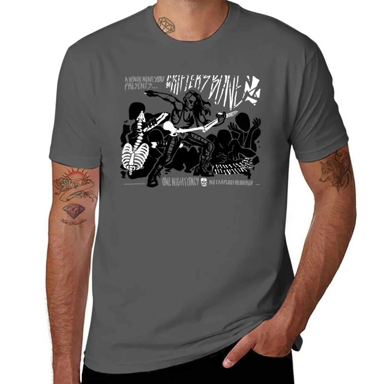 

no earplugs required T-Shirt plain plus size tops quick-drying oversized t shirt men