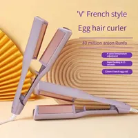 32MM Electric Curling Iron Automatic Lambswool Curling Tool Long Lasting Styling French Styling Rotating Anti-Flame Design 2