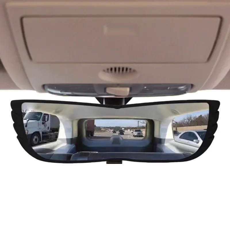 1 PC Specchietto retrovisore interno per auto Ampio angolo di assistenza panoramica Antiriflesso Monitor interno per visione grande Auto universale