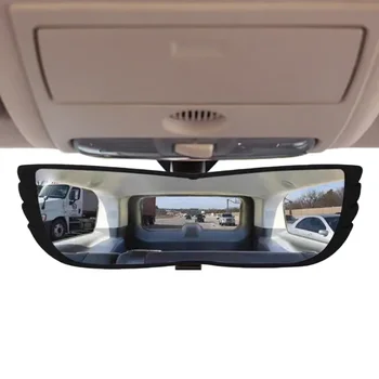 1 PC Specchietto retrovisore interno per auto Ampio angolo di assistenza panoramica Antiriflesso Monitor interno per visione grande Auto universale