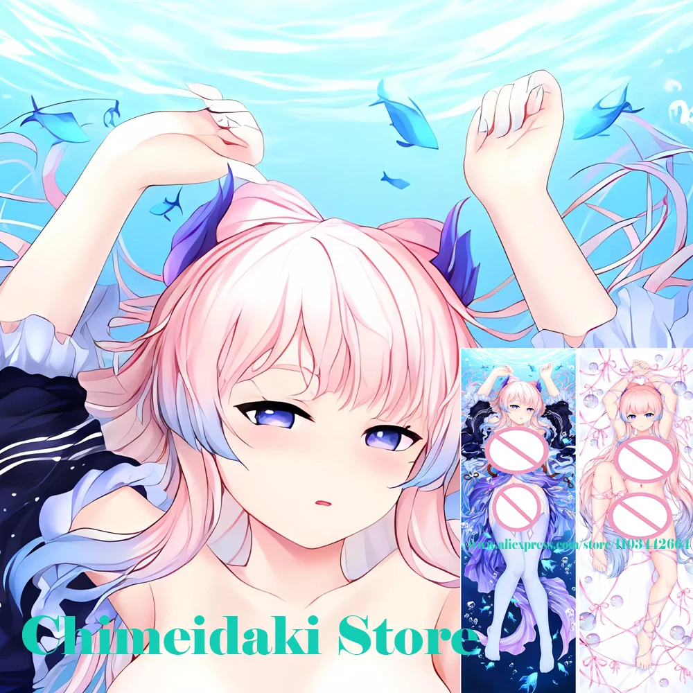 

Anime Dakimakura Genshin Impact Sangonomiya Kokomi DIY Personalized Home Bedding Hugging Body Pillow Cover Case Dropshipping