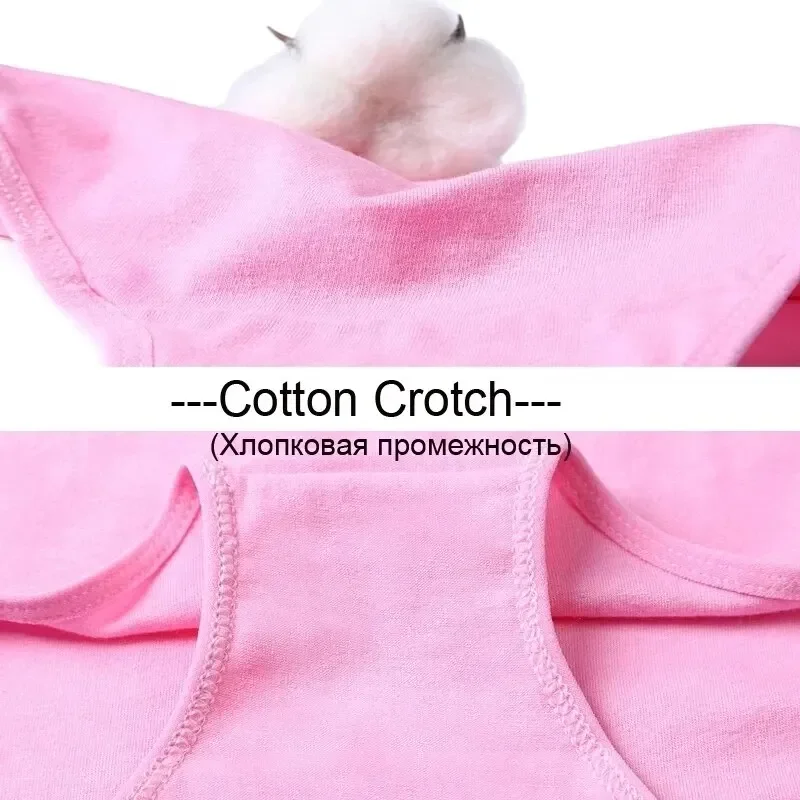 7 Pack Women's plus Size Cotton Underwear Soft Breathable Sexy Briefs Solid & Cute Lingerie Set for Girls