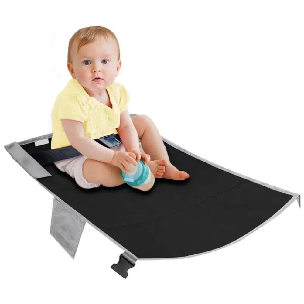 Kids Airplane Seat Extender Cushion Portable Airplane Footrest Foldable Lightweight for Flight Flying Essentials
