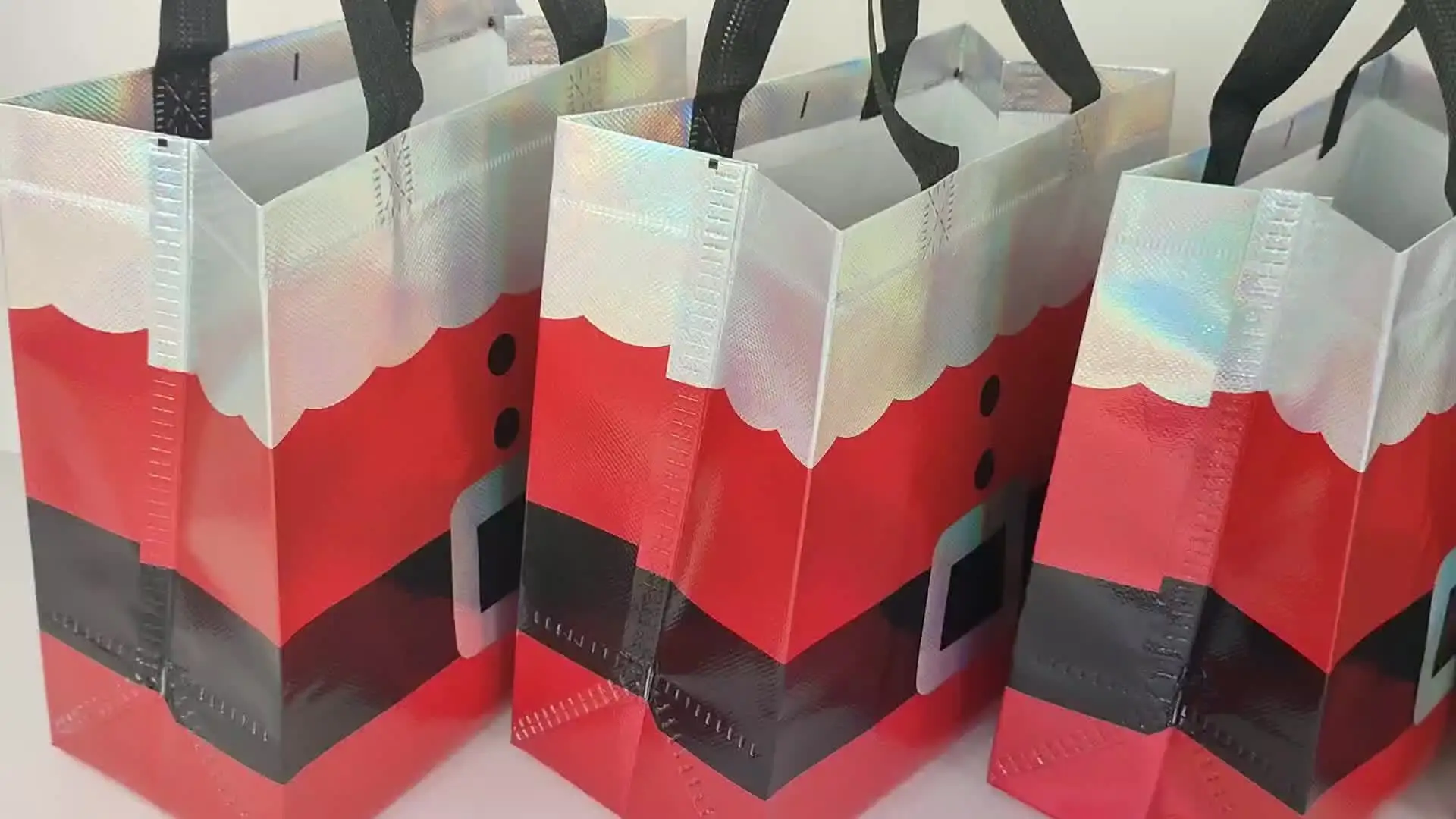 20pcs Christmas Gift Packaging Bags with Handle Durable Polyester Non Woven Reusable Ba... - SKU CGBP1946 - UGI Packaging