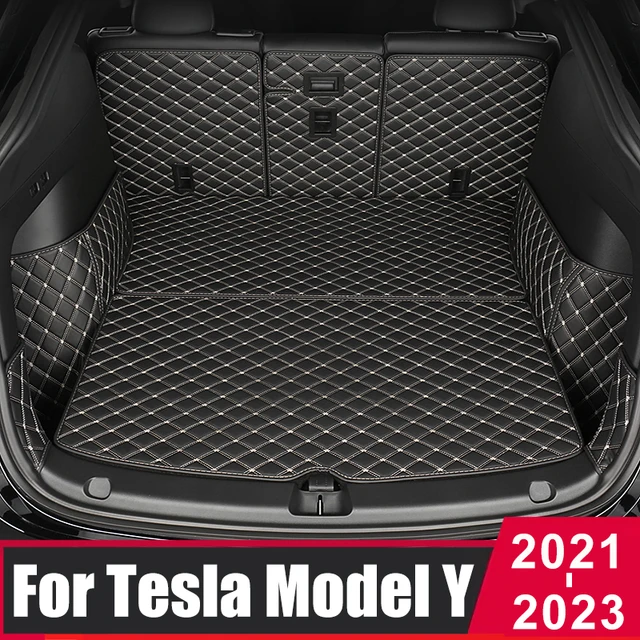 Für Tesla Modell y Zubehör Auto Kofferraum matte Anti-Schmutz-Schutz matte  Heck koffer Innen schuh Teppiche Pad - AliExpress