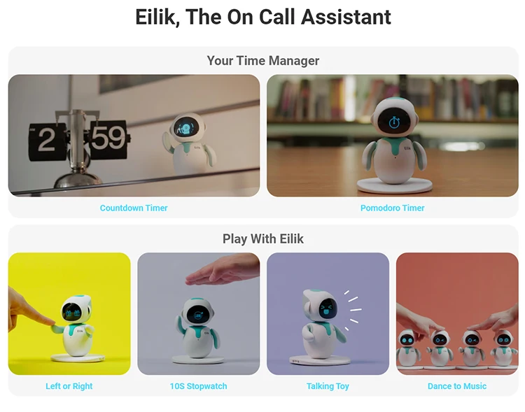 Buy Eilik – an Robot Pets for Kids and Adults, Your Perfect Interactive  Companion at Home or Workspace. Unique Gifts for Girls & Boys. (Blue  Combination) Online at Low Prices in India 