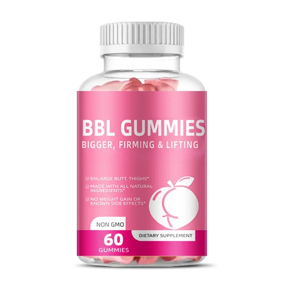 BBL Gummies Hip-lifting Soft Candy Dietary Supplement No Weight Gain Made with All Natural Ingerdients Sugar Dairy Free