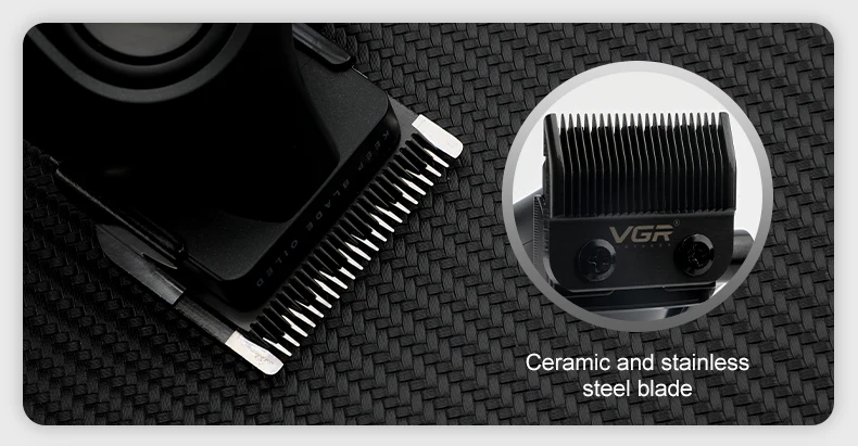 Hair Clipper Professional Trimmer Adjustable Hair Cutting Machine Rechargeable C