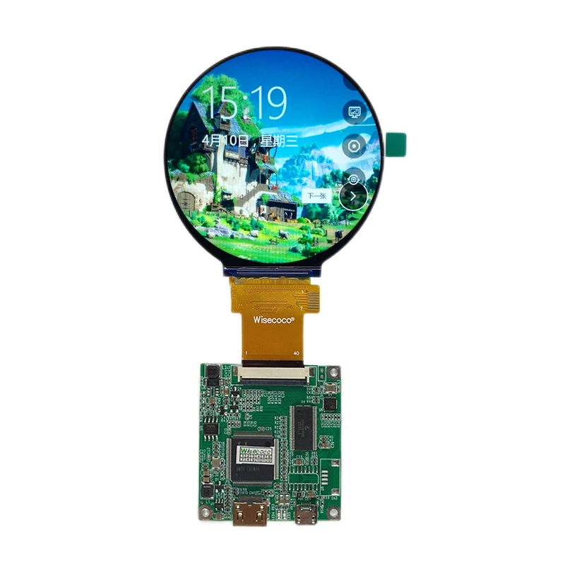 2.8 ġ IPS  LCD ÷, 480x480  ũ, ̿ , ڵ  ûұ, ڷ , RGB SPI Wiseco