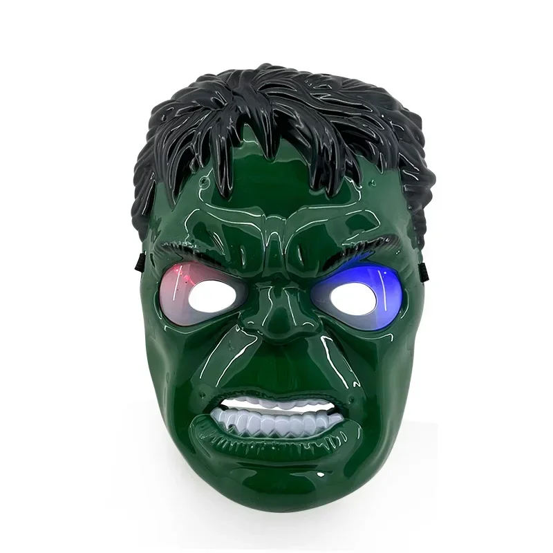Kids Spider-Man Spiderman Cosplay LED Mask Iron Man Hulk Costume Mask Captain America Costume Superhero Cosplay Halloween Party