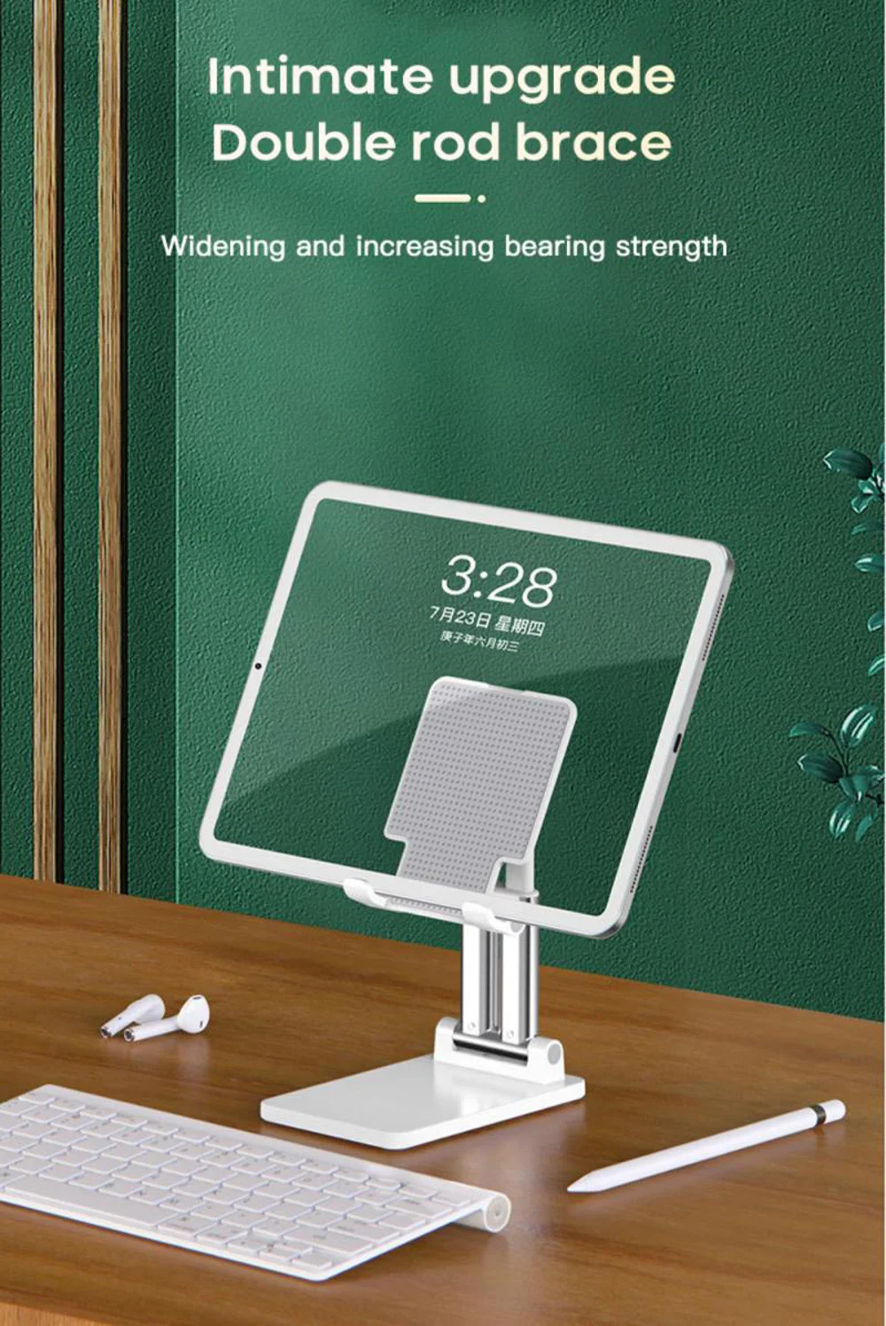 New Desk Mobile Phone Holder Stand For iPhone iPad Xiaomi Adjustable Desktop Tablet Holder Universal Table Cell Phone Stand