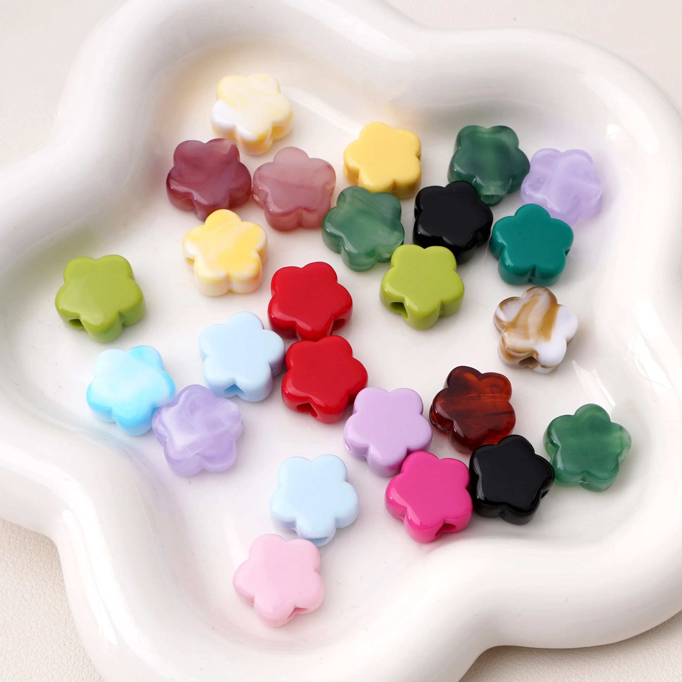 Acrylic Flower Beads 5