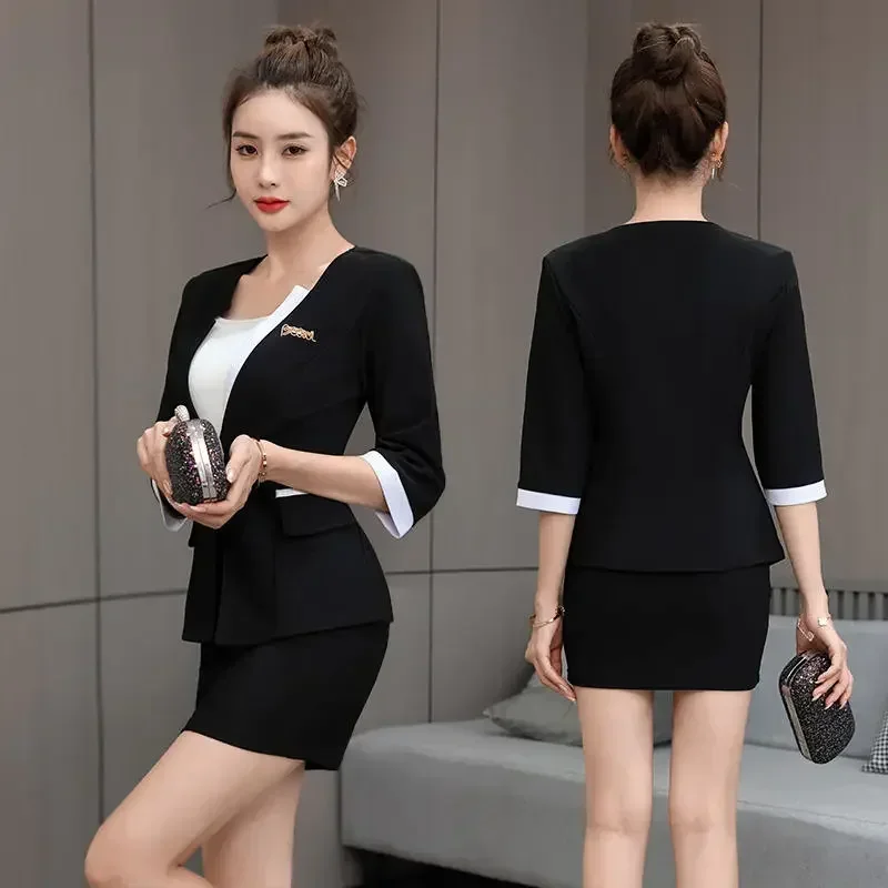 

Uniform Cafe Outfit Esthetic Beauty Nail Beautician Work Spa Clothes Sexy Hotel Massage Desk Salon For Waiter Restaurant Woman
