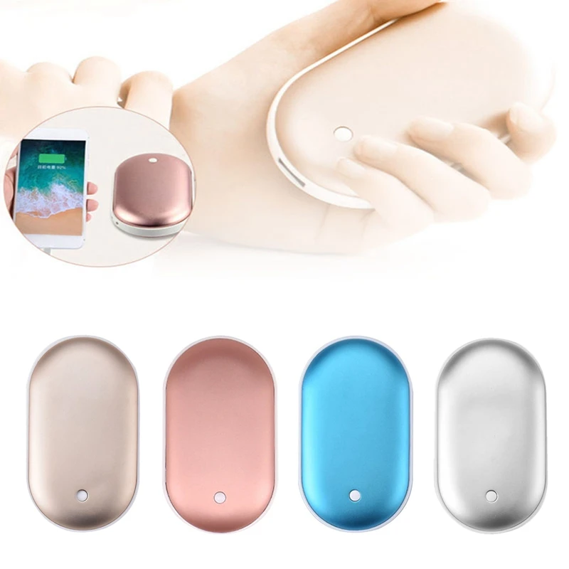 Hot Xd-Winter Mini Scaldamani Riscaldamento Usb Ricaricabile Handy Warmer Riscaldatore Pocket Mini Cartoon Riscaldatore Elettrico Caldo 5200Mah