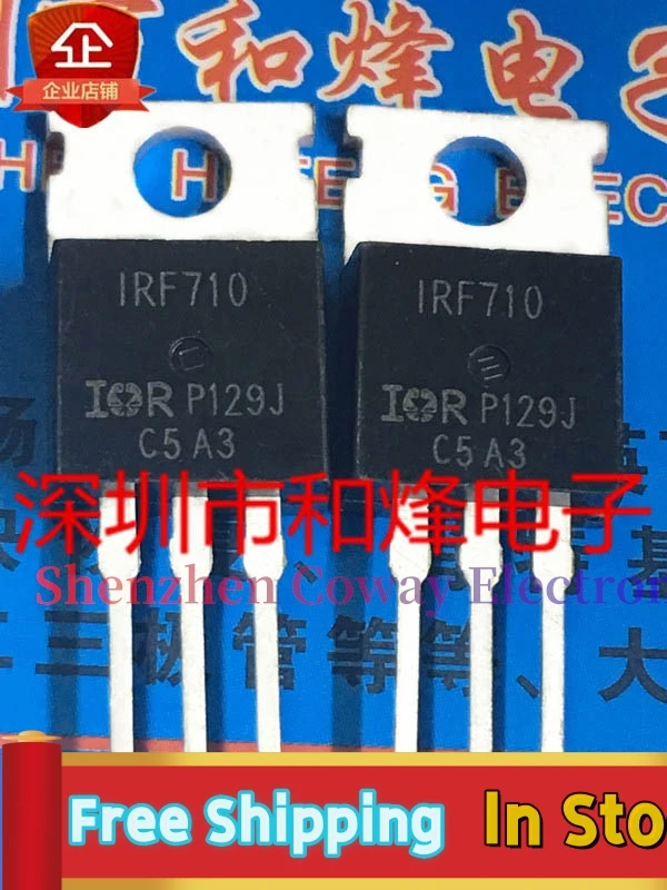 

10PCS-30PCS IRF710 TO-220 MOS In Stock Fast Shipping