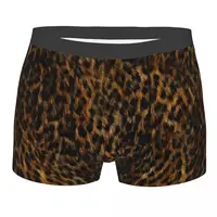Cheetah Fur Men Boxer Briefs Breathable Creative Underpants High Quality Print Shorts Birthday Gifts 1