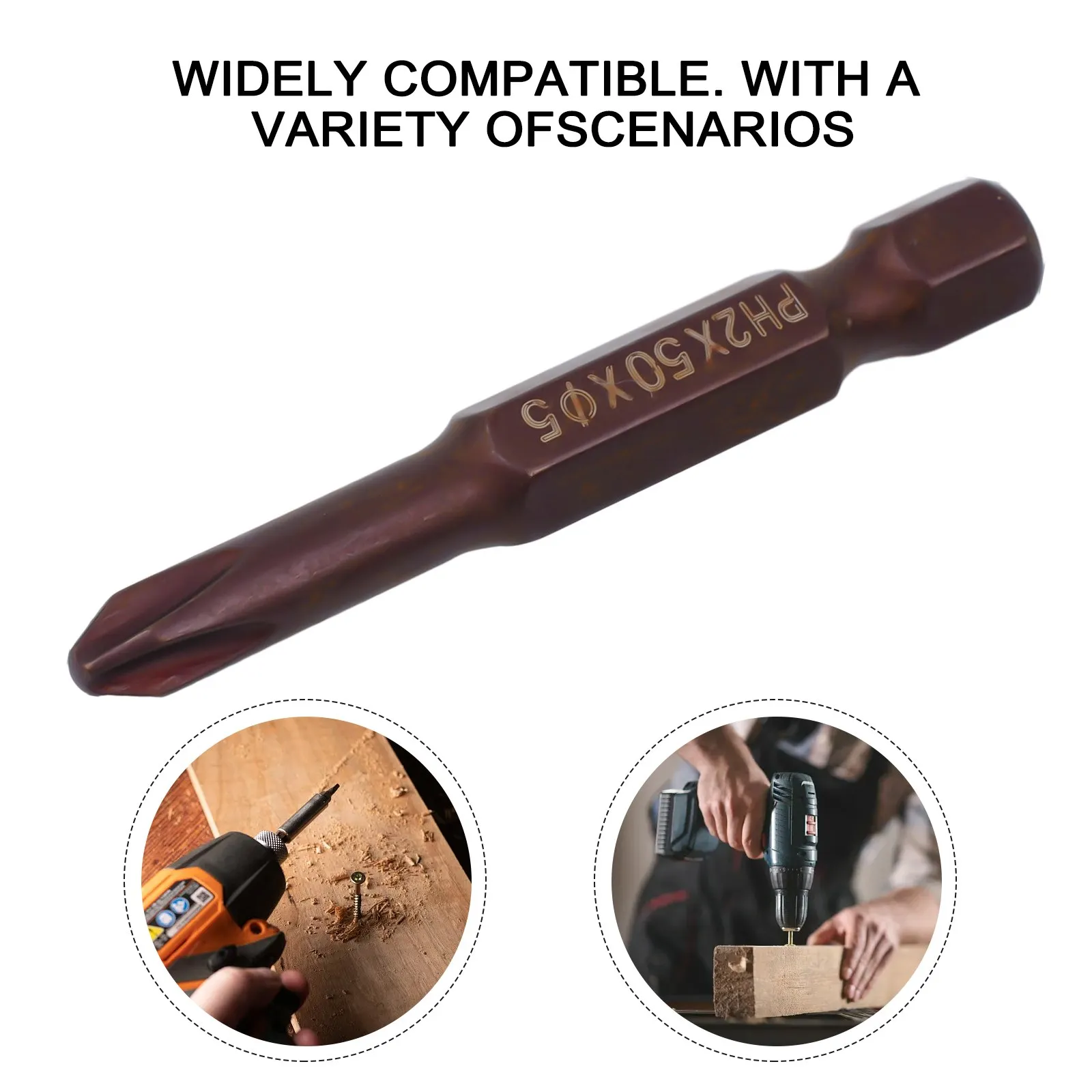 

1pc 50mm 1/4inch Hex Shank Screwdriver Bit Electric Impact Drill PH00 PH0 PH1 PH2 Electric Hand Drill Screwdriver Accessories
