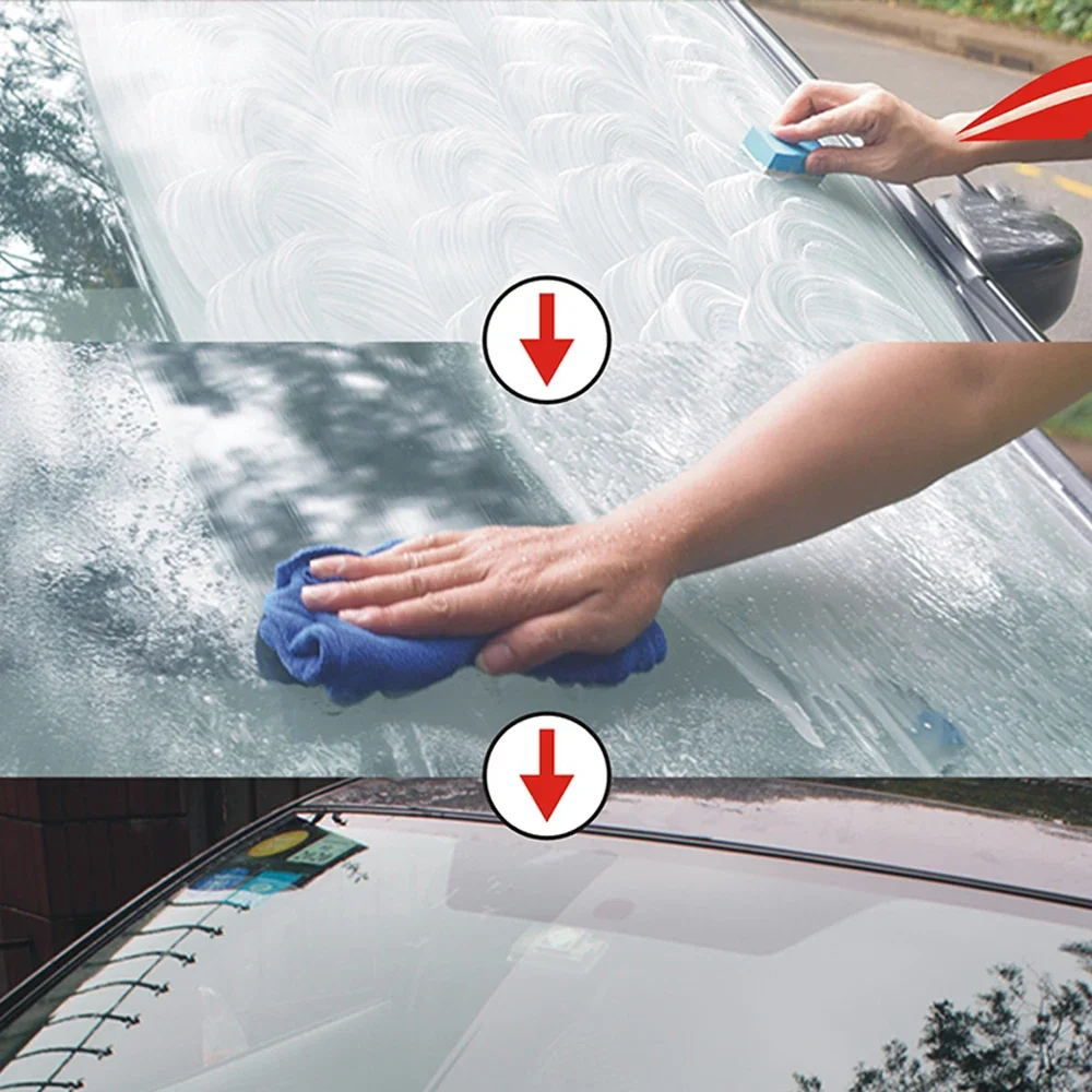 Auto 20g Car Glass Polishing Degreaser Care Cleaner Oil Film Clean Polish Paste for Bathroom Window Windshield Windscreen Paint car glass cleaner