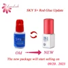 10 bottles/lot Original Korea Eyelash Extensions Sky glue with Red Cap 1-2 seconds dry time 6-7 weeks fastest and strongest glue 2