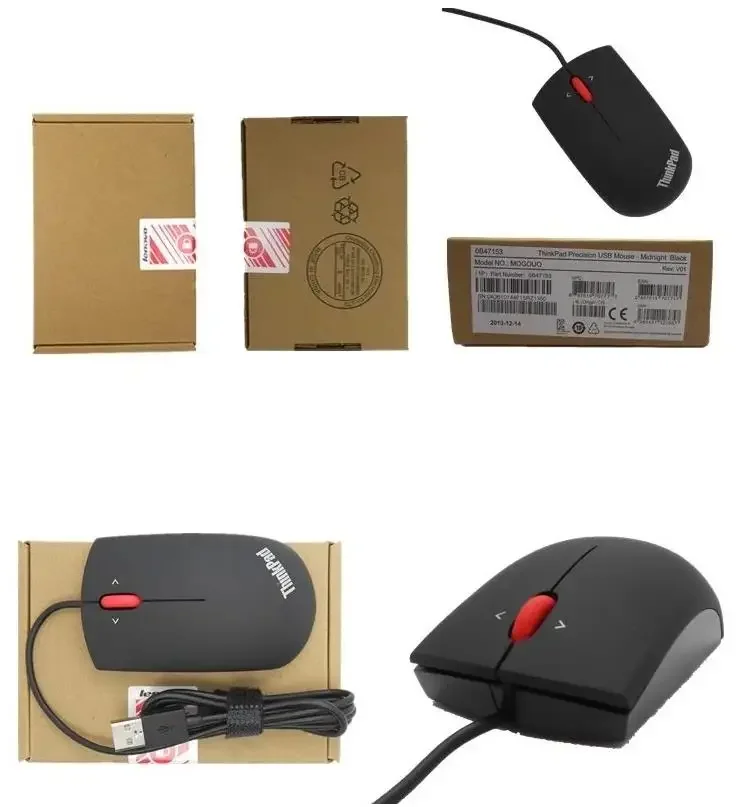 0B47153-Wired-Mouse-for-lenovo-thinkpad-4Y50R20863-Essential-USB-Mouse ...