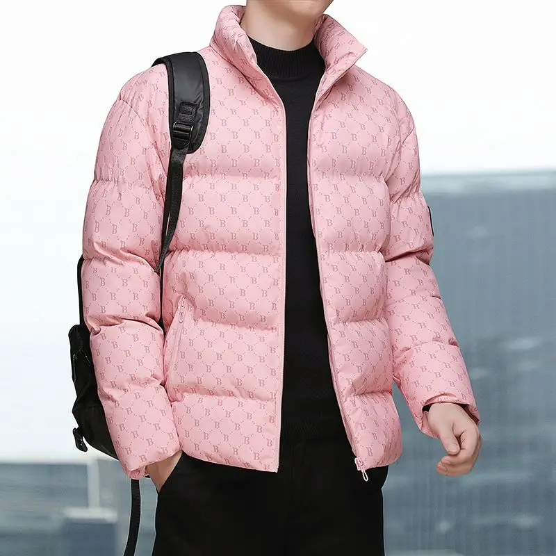 Cotton Clothes Men's Cotton Clothes Warm Cotton Coat Winter Men's Leisure Versatile Fashion Trend New Instagram