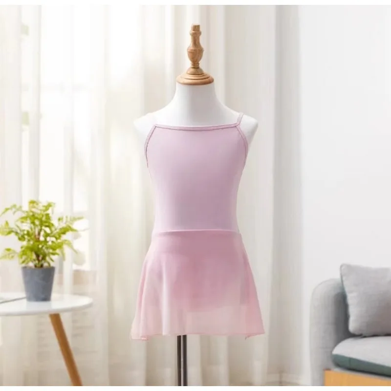 Children's Halter One-piece Dress Dance Dress Summer Girls Test Body One-piece Children's Ballet Chinese Dance Practice
