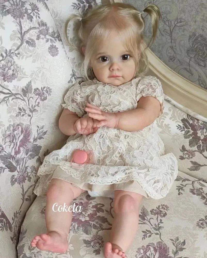 Cokela 60Cm Reborn Doll Maggie Hand Gedetailleerde Schilderen Met ...