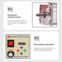 110V 220V Brushless Servo Motor Kit Adjustable 550W 750W 1100W 2200W Motor for Sewing Machine And Lathe Machinery Servo Motor - Image 2
