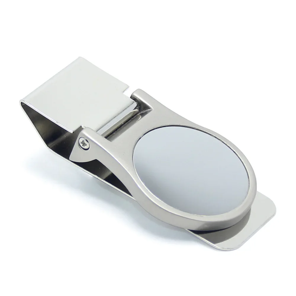 Stainless Steel Cash Clamp Holder Credit Card Holder Solid Color Minimalist Wallet Functional for Cash Card Book Collar