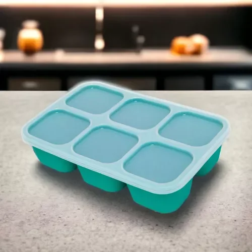 Forma Para Congelar Alimentos, Papinhas-Polis, Copos Paralelos, Positions De Paperos, Verde, Elefante Copos