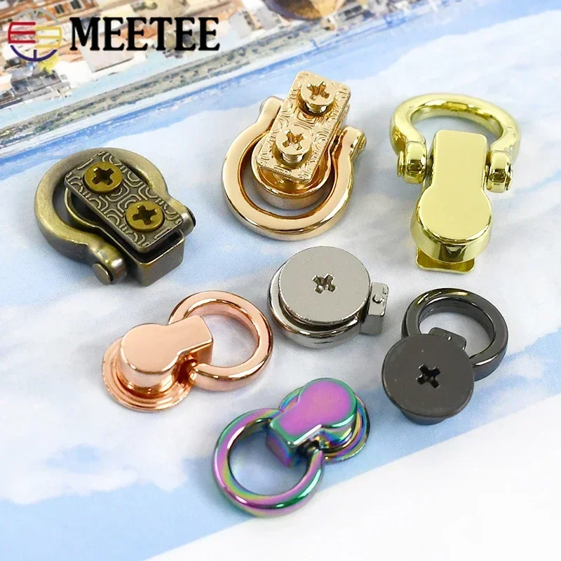 1 Paio Di Borse Spalla In Metallo Laterale Appeso Clip Bordo - Foto 2