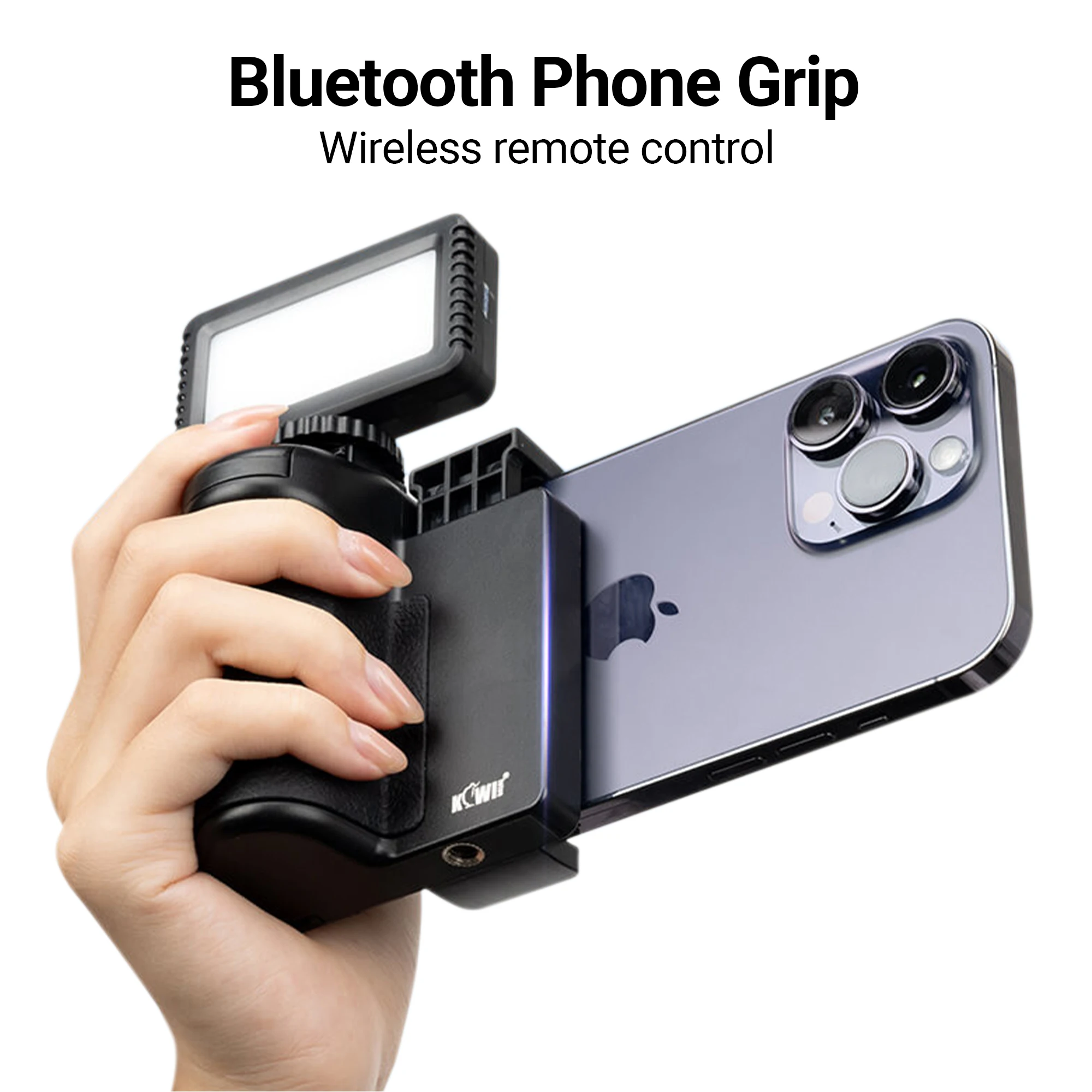 Wireless Remote Phone Grip Handheld Snapgrip iPhone Camera Hand
