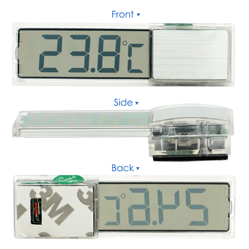 Title 4, Aquarium Thermometer 3D Digital LCD Electronic ...