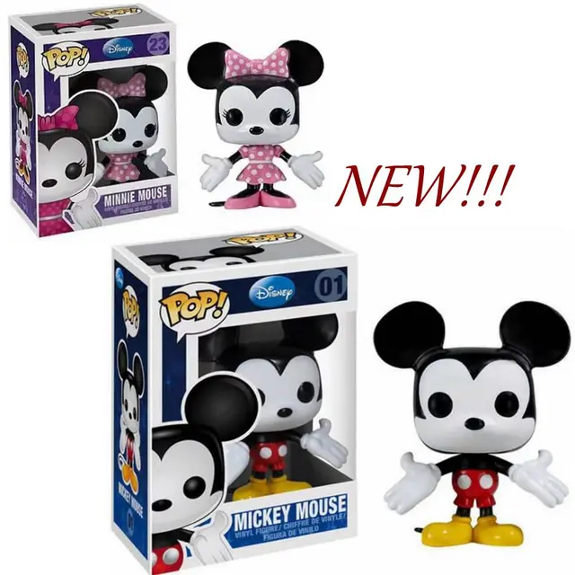 FUNKO POP Anime Film Disney Mickey Mouse 01 Mickey Mouse 23 Vinyl Action Doll Collection Model