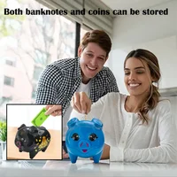 Pig Piggy Bank Cash Box Banking Small Toddler Money Saving Bank Container Toys for Kids Children's Birthday Christmas Gifts 2