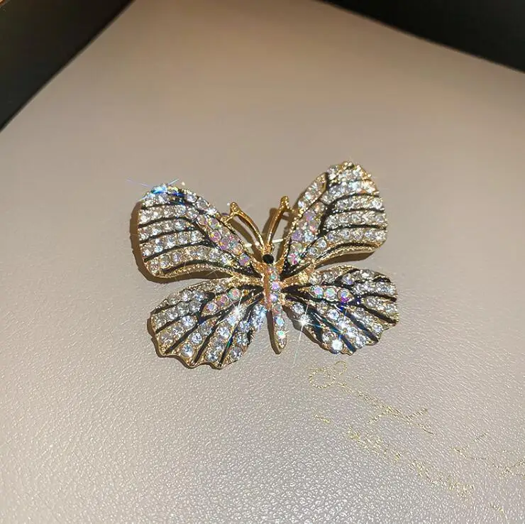 9 Pezzi Spille Da Donna Set Bulk Strass Spilla Di Cristallo Insetti Animali Farfalla Libellula Colibrì Gufo Spilla Pavone Per Donne Regali Di Natale Per Ragazze