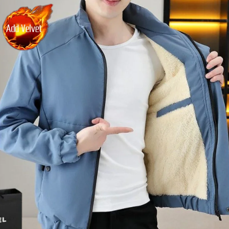 thumbnail image 1 of Abrigo acolchado de terciopelo para hombre, chaquetas acolchadas para hombre, parkas, modelos de invierno, novedad en promoción de ropa exterior, moda Harajuku, 1 of 5