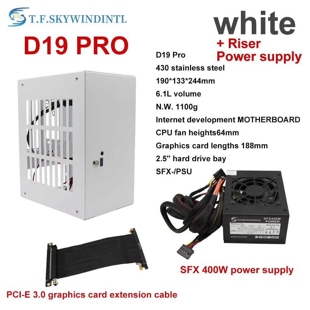 New Chassis SFX HTPC Mini ITX Game Computer Graphics Card RTX2070 I7 Smallest Independent Display Case Dream D19pro