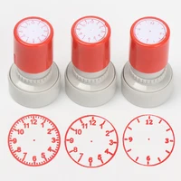1PC Clock Stamp Teaching Tools for Kids Learning on Watch Multiple Style Student Teaching Tools Seal for Primary School Supplies 1