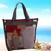 1 Pc Foldable Mesh Beach Bag – Spacious Multi-Pocket Design with Breathable Mesh & Water-Resistant Lining，Durable Nylon Bag 3
