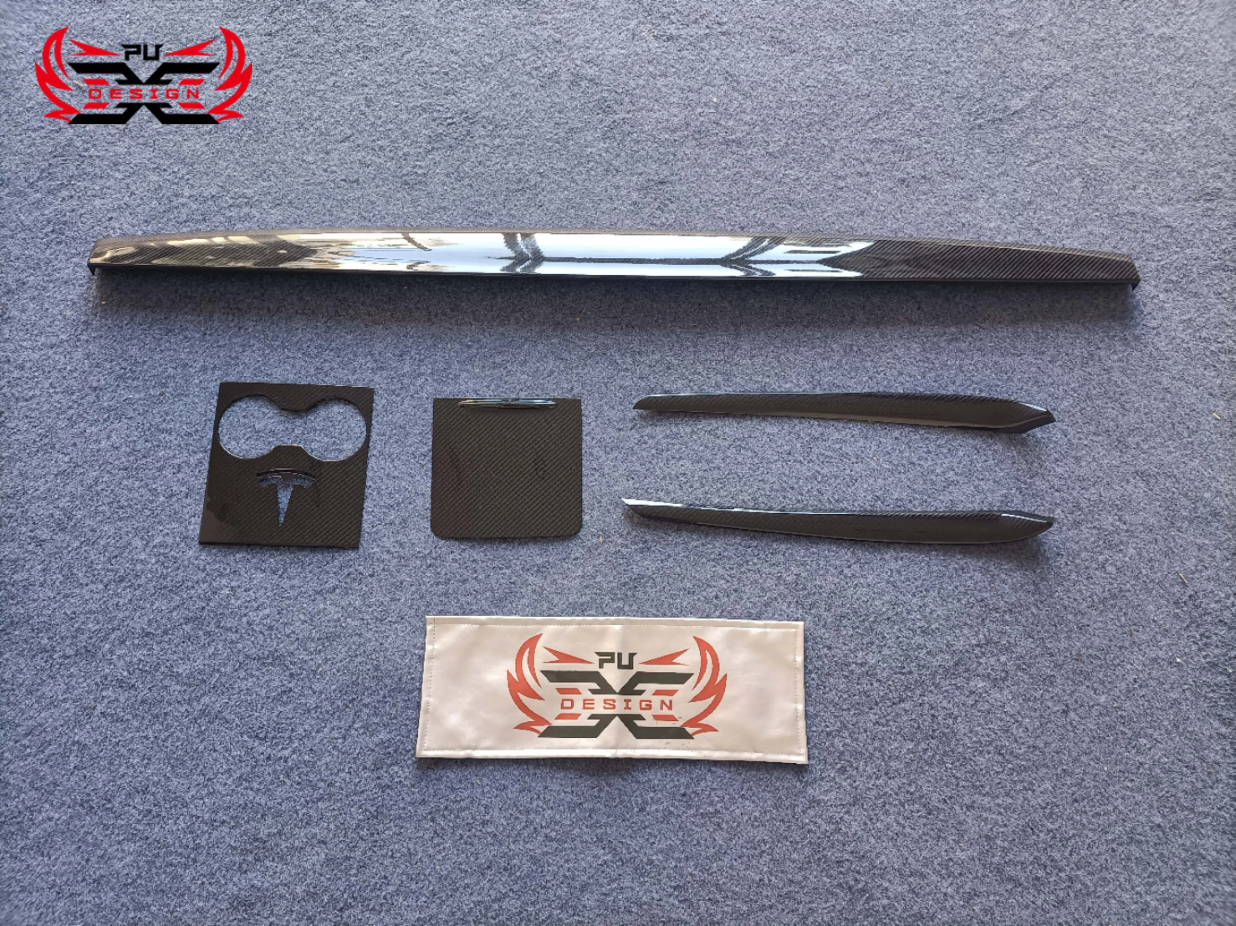 

Комплект для салона автомобиля Tesla Model 3 Y 2021 +, из сухого углеродного волокна